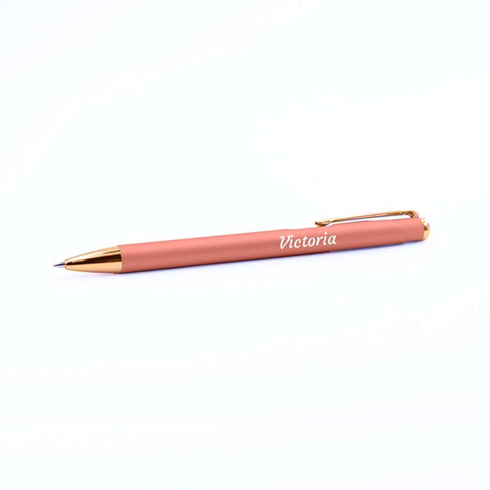 PROMO SHOP Original Boligrafo Publicitario ROSE PERSONALIZADO (Nombre o Texto) Rosa · Boligrafos realizados en metal con detalles acoplados en Rose Gold