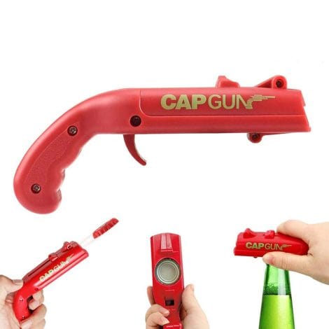 Juego de pistola abridor para cerveza, perfecto para fiestas y divertidos juegos de beber.