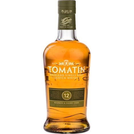 Whisky Tomatin de malta única con 12 años de añejamiento – 700 ml.