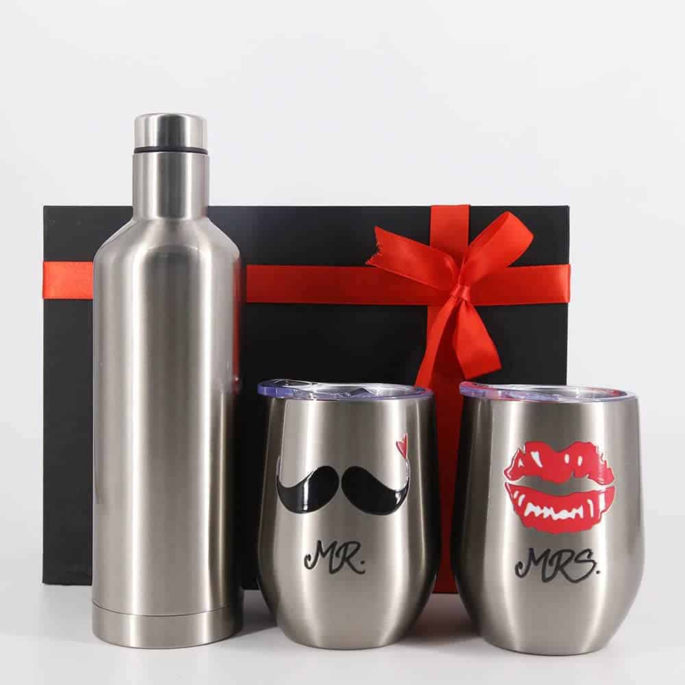 San Valentin Regalos Originales Para Mujer Hombre | Caja de Regalo Original Útil de Primera Calidad Taza Para el Señora y Caballero Termo Cajas Bonitas Cumpleaños Enamorados Parejas Aniversario Pareja