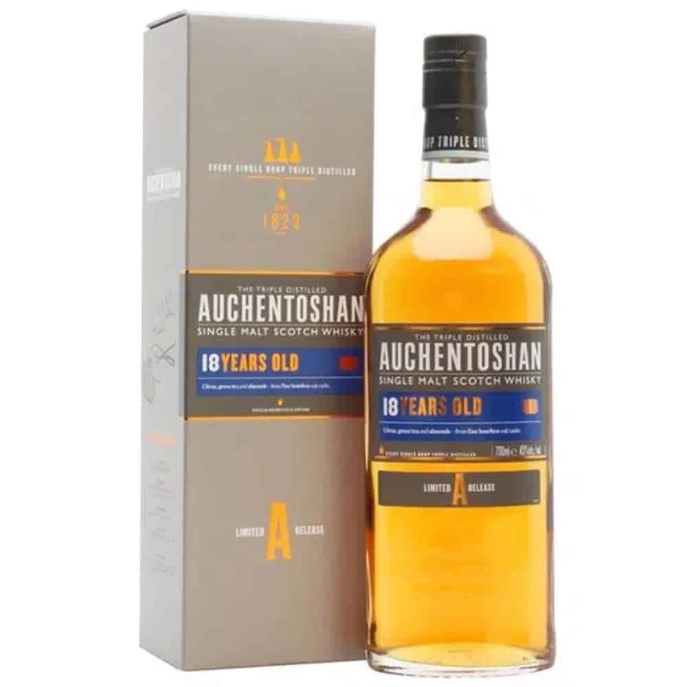 Auchentoshan 18 Años Single Malt Whisky Escoces, 43% - 700 ml