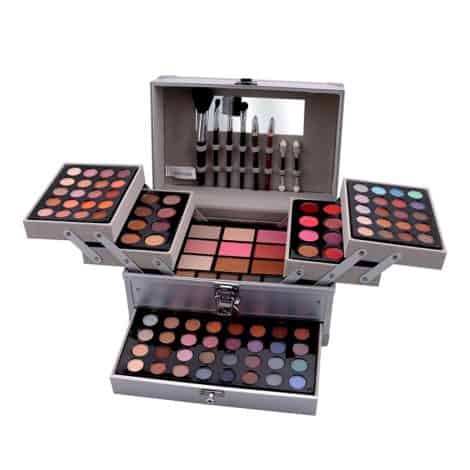 Juego de Maquillaje JasCherry – Kit completo con sombras de ojos, rubor y brillo de labios, ideal como regalo.