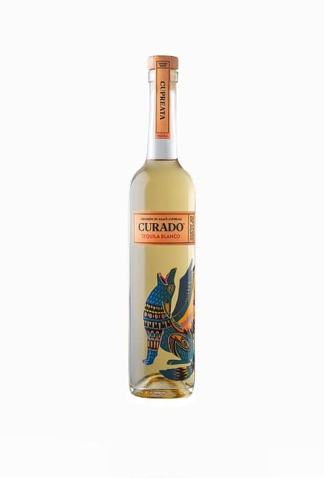 Tequila Cupreata Curado, Tequila con Especias, Envase de 700 ml.