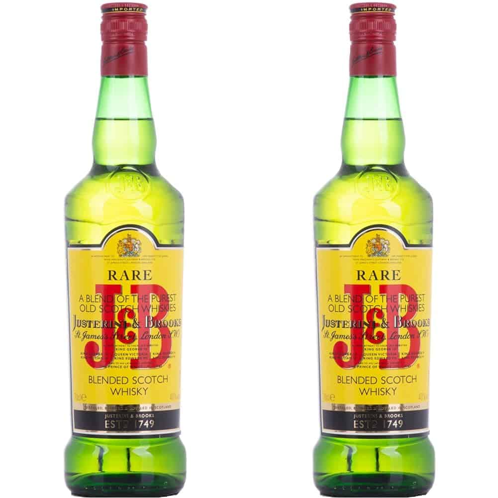 J&B Rare Whisky Escocés, 700ml (Paquete de 2)