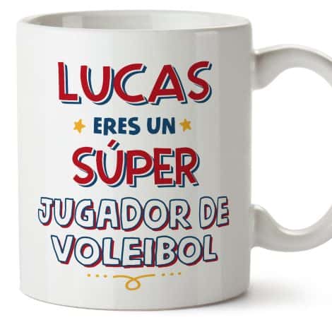 Tazas de Voleibol Personalizadas MUGFFINS para hombre. Eres increíble ¡Original y divertido regalo personalizable!