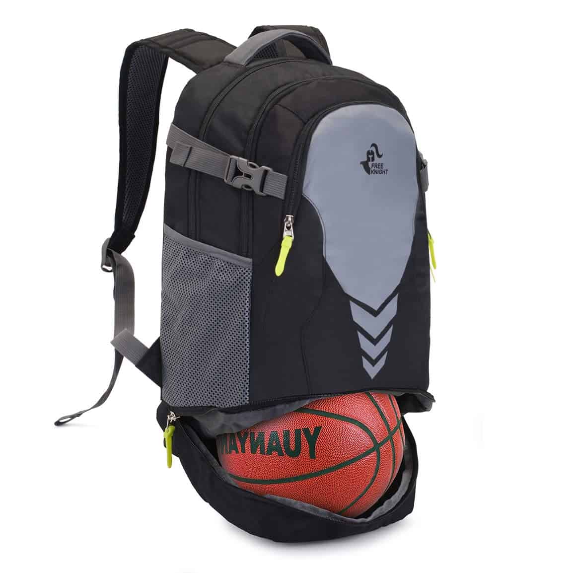 Bseash Mochila de Baloncesto de 35L con Compartimento Inferior para balones, Bolsa de Gran Capacidad para Material Deportivo para jóvenes, niños, niñas, Baloncesto, Voleibol, fútbol, Gimnasia, Equipo