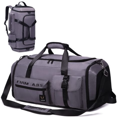 Bolsa de deporte unisex Suweir con compartimento para zapatos y ropa húmeda, 65L. Ideal para el gimnasio.