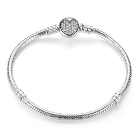 Pulsera de Plata 925 con diseño exclusivo, abalorios, brazalete, joyería para crear, regalo femenino de AQUALITYS.