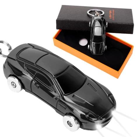 Mechero recargable USB RANJIMA: encendedor electrónico y portátil con luz integrada, ideal para velas, barbacoas y coches. Regalo personalizable para hombres y amigos.