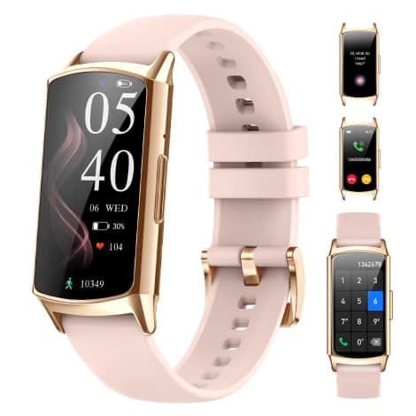 Reloj Inteligente ELEJAFE para Hombre y Mujer, Resistente al Agua IP68, Smartwatch con Llamadas, Deportes y Monitor de Sueño. Compatible iOS y Android.