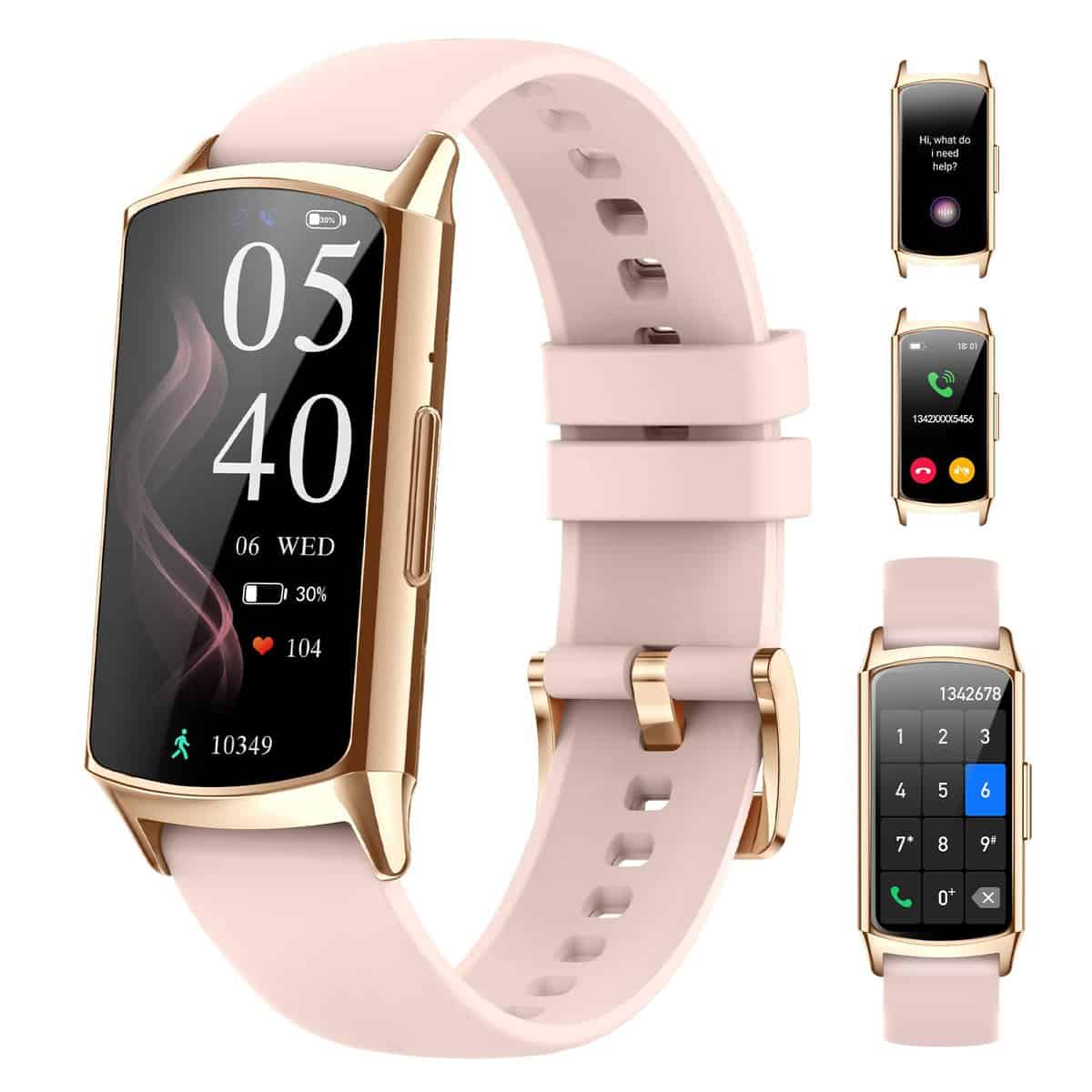 ELEJAFE Reloj Inteligente Hombre Mujer - IP68 Impermeable Smartwatch Mujer con Llamada 114+ Modos Deportivos Pulsera Actividad Podómetro Pulsómetro Monitor de Sueño, Reloj para iOS Android