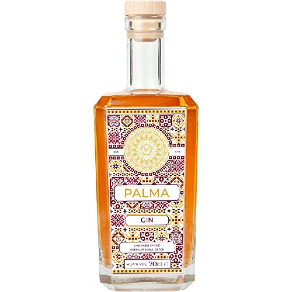 Gin Palma Spiced | Ginebra Premiada Ecológica 70cl 40.4% ABV