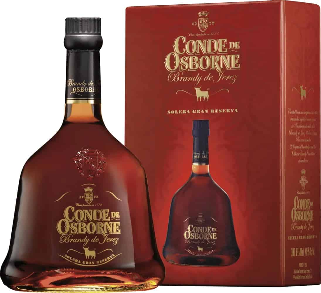 Brandy Solera Gran Reserva D.O. Jerez Conde de Osborne - 1 botella de 70 cl