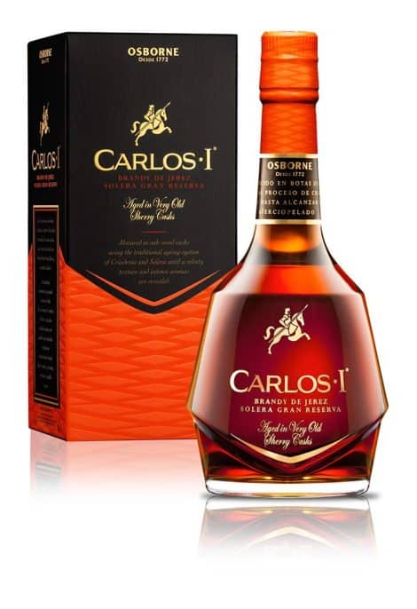 Carlos I – Brandy de Jerez Solera Gran Reserva – 1 botella de 70 cl: Carlos I – Brandy de Jerez de alta calidad en botella de 70 cl.