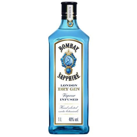 Ginebra Premium London Dry Gin de Bombay Sapphire, de 100 cl.