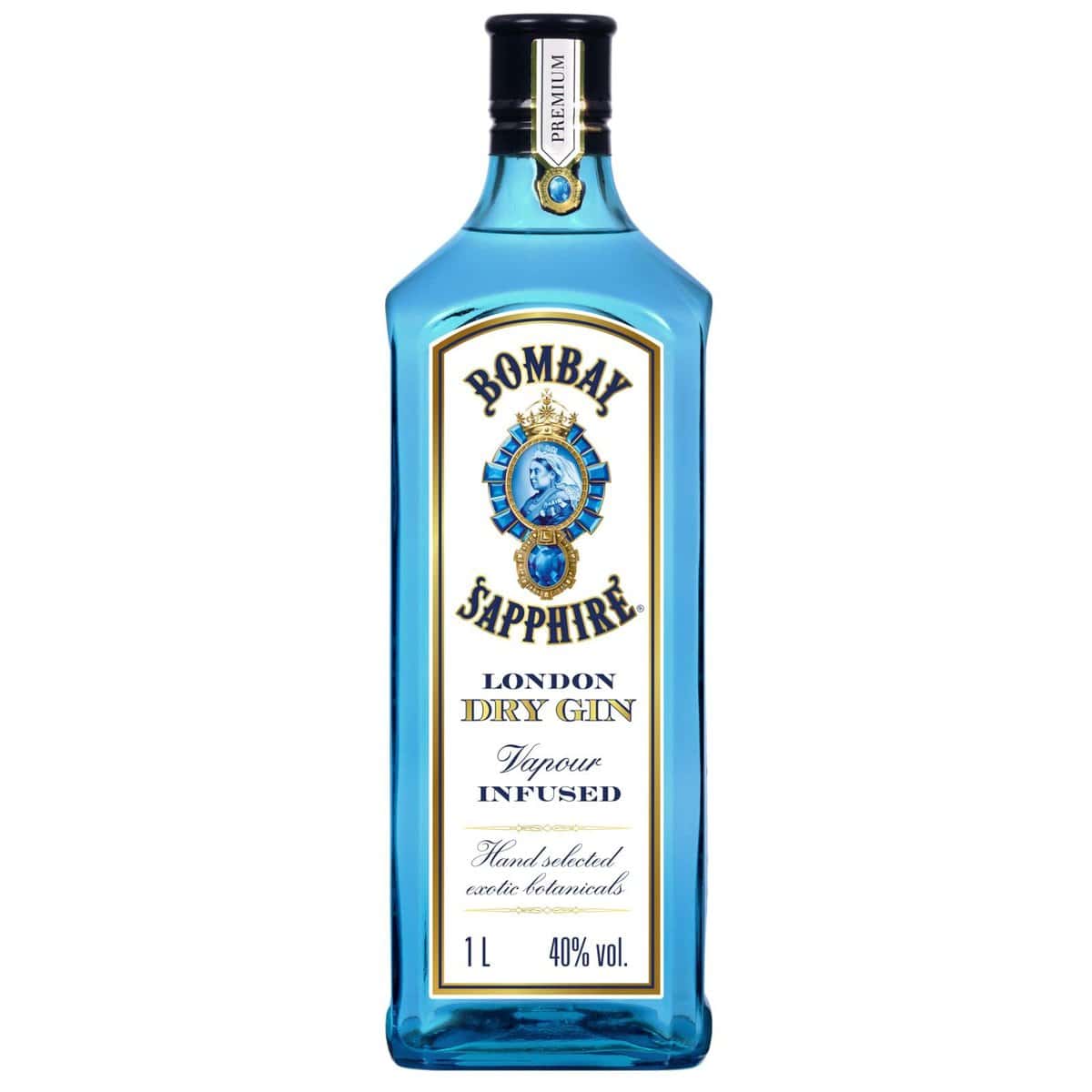 Bombay Sapphire Premium London Dry Gin, 100 cl