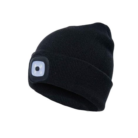 Gorro con luces LED para hombre, abrigado en invierno, sin manos, 3 niveles de brillo, para caminar, acampar, andar en bicicleta.