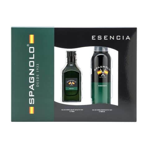 SPAGNOLO – Fragancia, Perfume 75 ml + Desodorante en Spray 200 ml, Perfume para Hombre, Pack 2, Desodorante Hombre, Eau de Toilette Masculina, Frescura Duradera, Estilo Clásico y Natural.