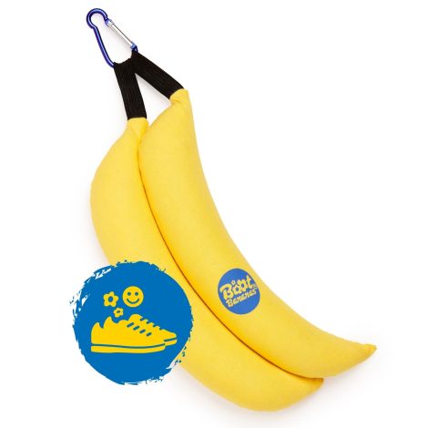 Bananas para los pies: Aromatizantes que tienen forma de plátano. Perfectos para zapatos deportivos y elegantes.