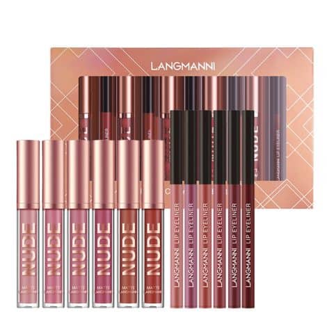 Kit de labiales mate de larga duración FantasyDay – Lipgloss líquido con brillo y lapiz hidratante para mujer. Ideal regalo San Valentín o cumpleaños.