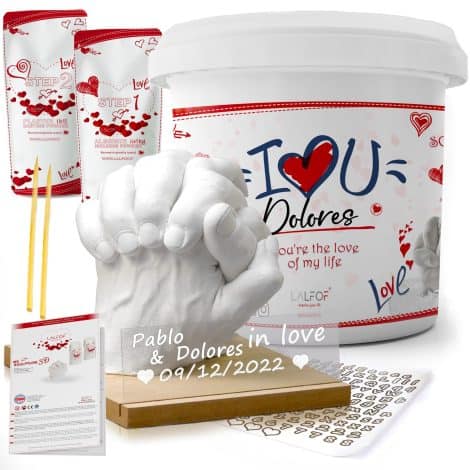 Kit de Moldes 3D Lalfof Personalizados para Aniversario de Pareja. Regalo de Navidad Original.