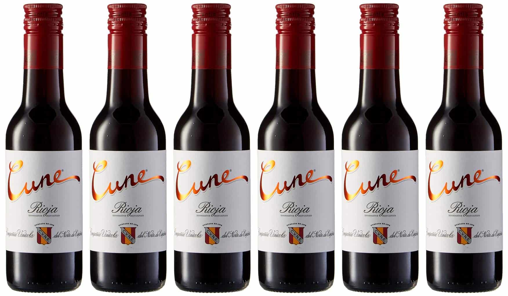 Cune Rioja - Paquete de 6 x 187.50 ml - Total: 1125 ml