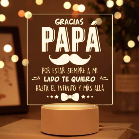 Lámpara Nocturna Buioata para Papá, ideal para regalar en su cumpleaños ¡Los mejores regalos para papá de su hija o hijo!