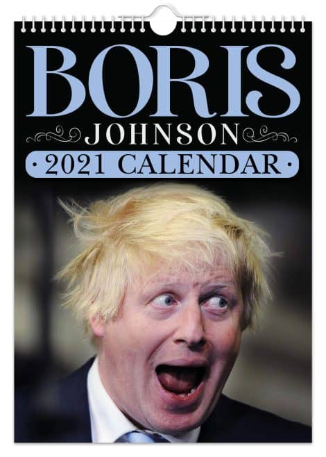 Boris Johnson – Calendario de pared 2021 // Divertido/Original/Navideño/Regalo/Planificador/Oficina/¡Sorpresa para el Amigo Invisible!/Humor