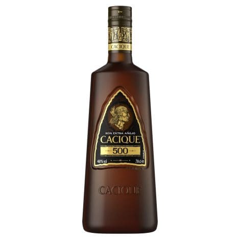 Cacique 500, ron añejo especial, botella de 700 ml.