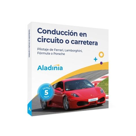 ALADINIA: Experiencias únicas para regalar, conducción en circuito o carretera. Caja regalo coche deportivo, válido 5 años, cambios gratuitos e ilimitados.