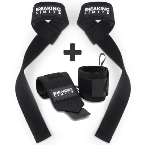 Correas de Powelifting y Muñequeras para Entrenamiento de Fuerza, Gimnasio y Crossfit. Lifting Straps unisex que superan límites.