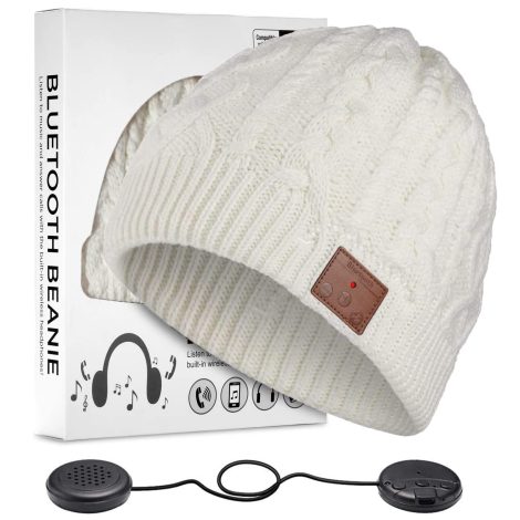 Gorro Bluetooth ZRUHIG Unisex V5.0, ideal para deportes al aire libre y regalo de Navidad.