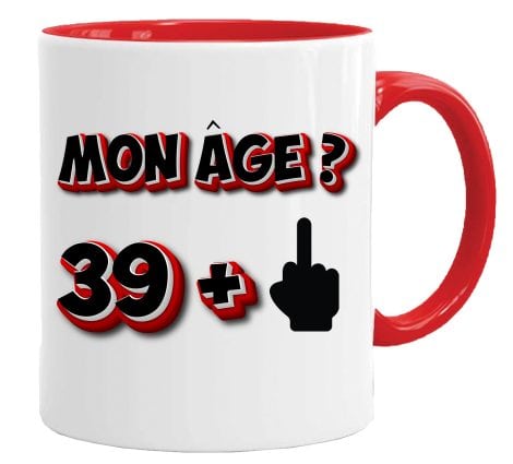 Jungle: Taza regalo de cumpleaños 40 años divertida con diseño original para él o ella.