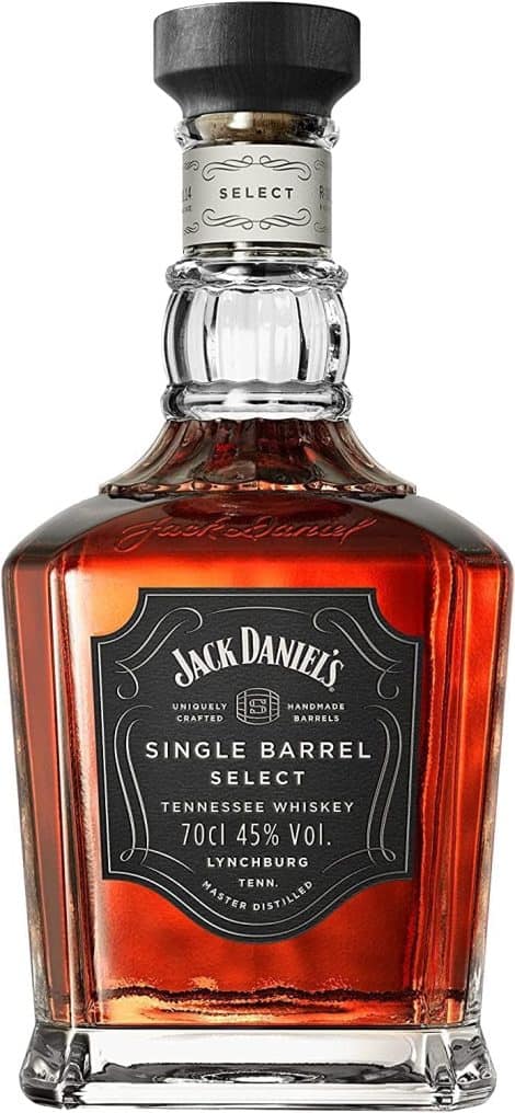 Whisky Jack Daniels Single Barrel Select de Tennessee, 45% vol. Alcohol, Suave con toques de Vainilla y Caramelo, 700 ml.