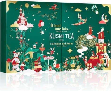 Calendario Kusmi Tea 2023 Érase una vez – 24 sorpresas de té ecológico para amantes de infusiones.