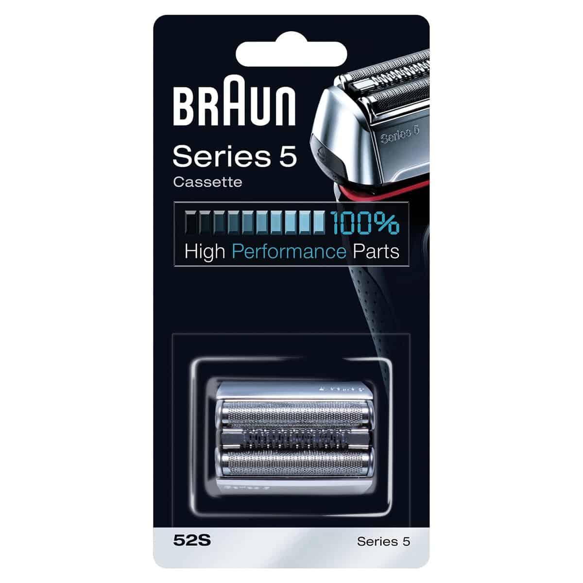 Braun Cassette 52S - Recambio para afeitadora eléctrica hombre, compatible con nueva generación de Series 5