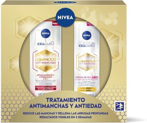 Pack NIVEA Cellular LUMINOUS 630: Tratamiento avanzado Antimanchas y Antiedad, revitaliza y unifica la piel.