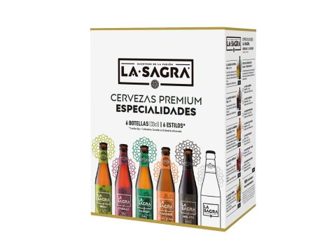 La Sagra – Set de Degustación con 6 Estilos. 6 botellas de 330 ml en total: 1980 ml.