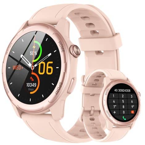 Reloj inteligente para mujeres Gerpeng con pantalla HD de 1,32″, Bluetooth, resistente al agua, deportivo.