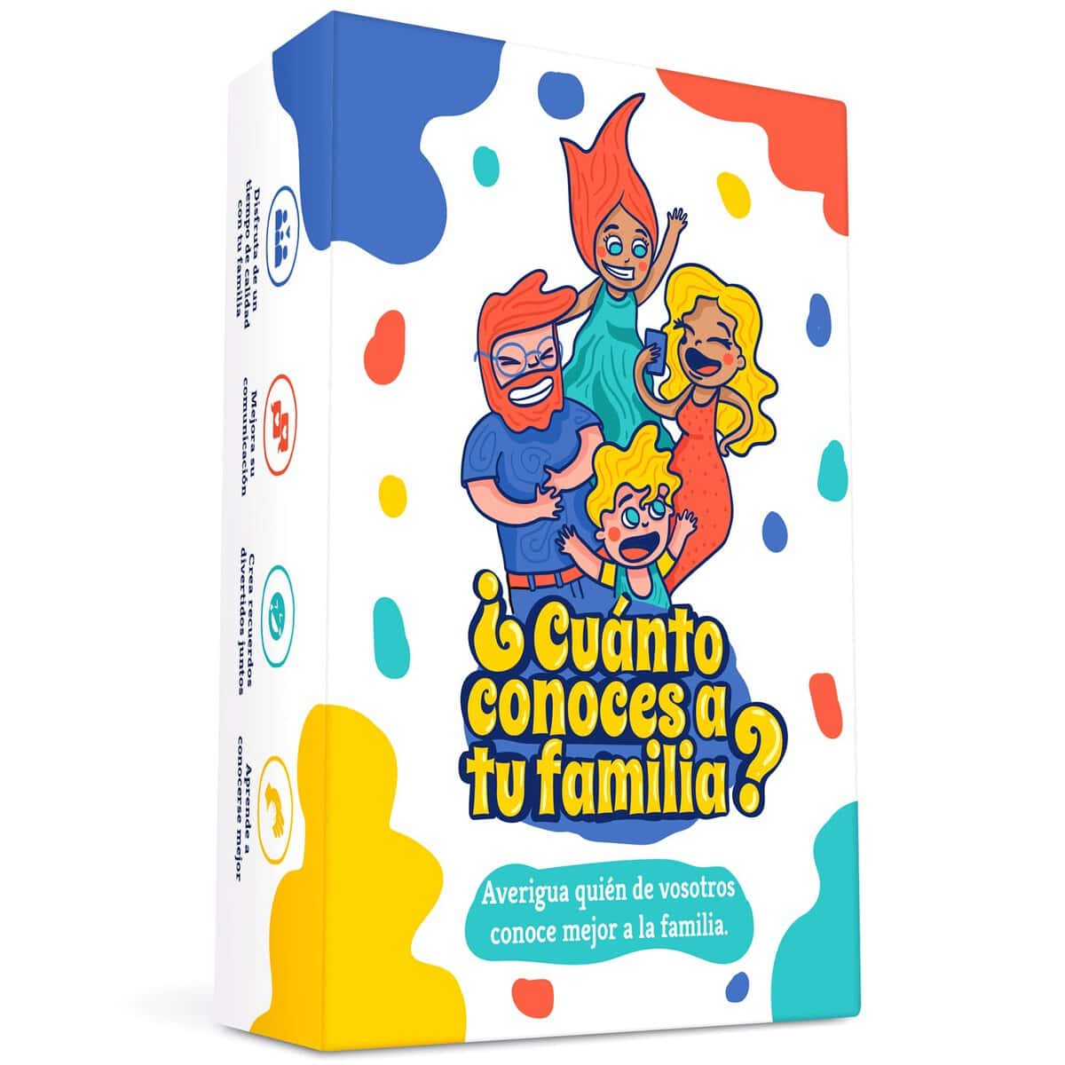 ¿Cuánto conoces a tu Familia? Un Divertido Juego de Cartas Familiar Lleno de Pruebas y desafíos para Ver quién Conoce Mejor a la Familia! Juego de Mesa, para Adultos y Niños