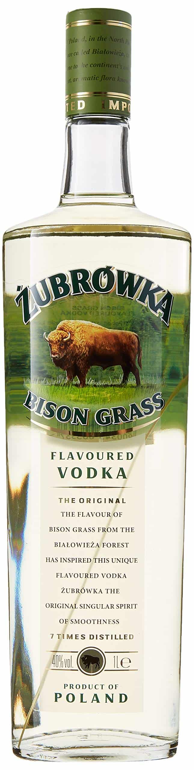 Zubrowka BISON GRASS Flavoured Vodka 40% - 1000 ml