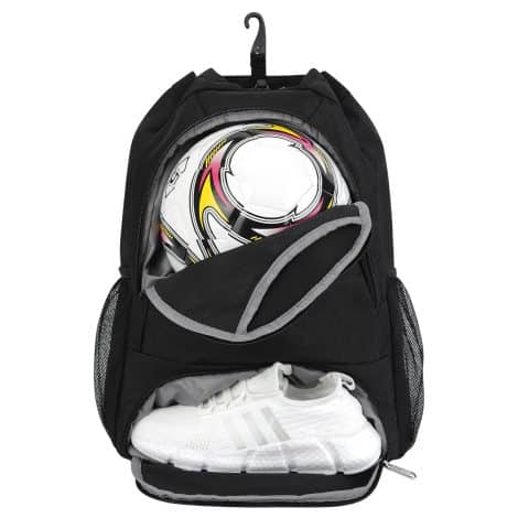 Mochila Deportiva para Hombre, Mujer o Niño con Bolsillo para Zapatillas y Compartimento Húmedo