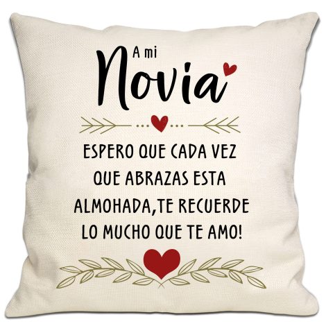 Regalo de Novia Bommex: Cada abrazo a este cojín te recordará cuánto te quiero, ideal para cumpleaños, San Valentín, aniversarios y Navidad. (Novia)