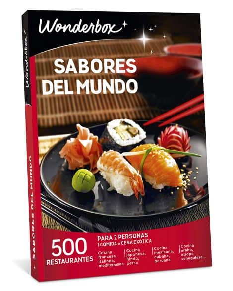 Cajita Mágica de Regalo – Experiencia Gastronómica Mundial – 500 restaurantes para Parejas.