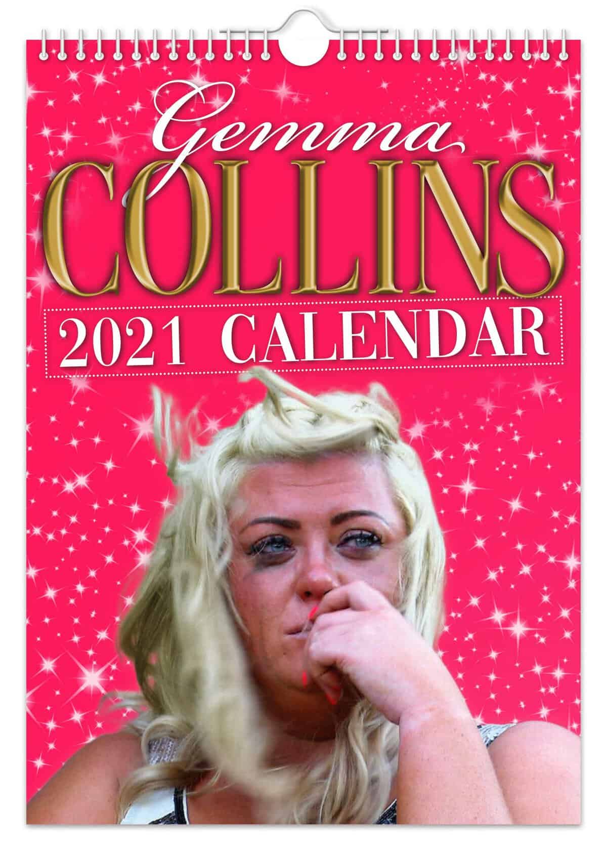 Gemma Collins - Calendario de pared 2021 // Divertido/Quirky/Navidad/Cumpleaños/Idea de regalo/Presente/Novedad/Humor/Secreto Santa/Planificador de año/Regalo de oficina