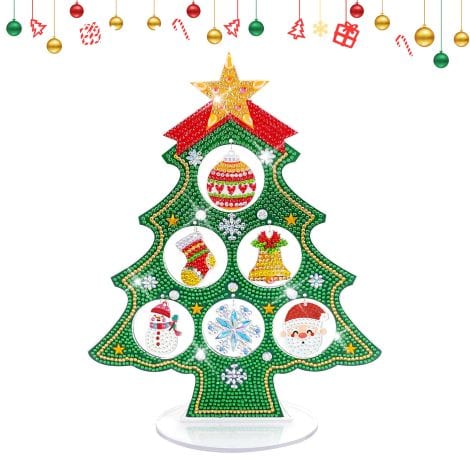 Kit de pintura diamante LYLIDIA para decorar el árbol y mesa en Navidad. Regalo perfecto.