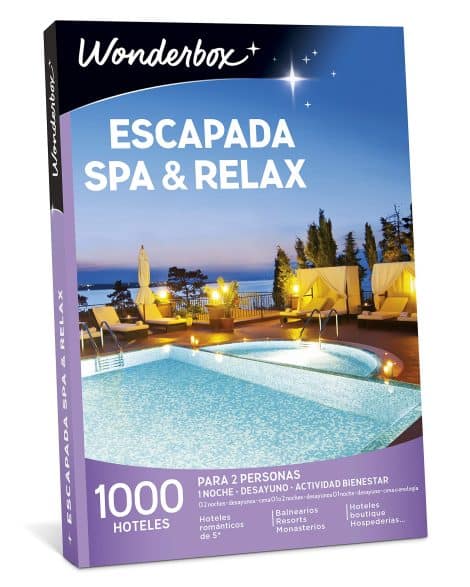 Caja Regalo SPA & Relax: Experiencia única en 1.000 hoteles para parejas. Wonderbox.