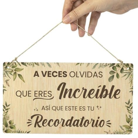 Láminas decorativas CONTRAXT con hermosas frases para regalos originales en cumpleaños, aniversario y más.