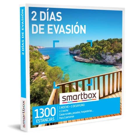 Smartbox Experiencia de 2 días para desconectar – Regalo perfecto para parejas – Una noche con desayuno o para 2 personas.