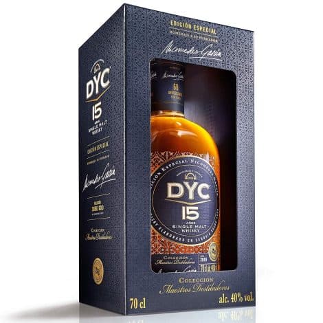 Whisky Dyc Edición Especial 60 Aniversario, Single Malt, 40%, envase de 700 ml.